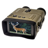 Mustcam Portable 4K Night Vision Binoculars for Hunting, Wildlife Observation and Security