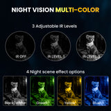 Mustcam Portable 4K Night Vision Binoculars for Hunting, Wildlife Observation and Security