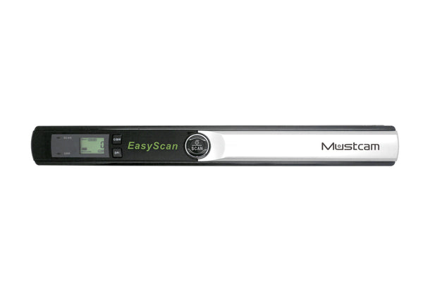 Mustcam Portable Scanner for scanning documents, Easy to Use, Micro-SD Storage, Battery Powered