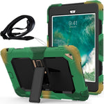 Tough Armor iPad Mini 4 Case with Camouflage Finish, Kickstand & Carry Strap and Extreme Heavy Duty Protection and Air Cushion Technology for Apple iPad Mini 4