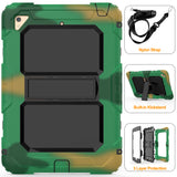 Tough Armor iPad Mini 4 Case with Camouflage Finish, Kickstand & Carry Strap and Extreme Heavy Duty Protection and Air Cushion Technology for Apple iPad Mini 4