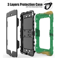 Tough Armor iPad Mini 4 Case with Camouflage Finish, Kickstand & Carry Strap and Extreme Heavy Duty Protection and Air Cushion Technology for Apple iPad Mini 4