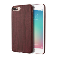 iPhone 7 Plus/iPhone 8 Plus Case, Vintage Wood Stripe PU Leather, Shockproof Drop Proof Slim Bumper Protective Cover for iPhone 7 Plus/iPhone 8 Plus