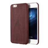 iPhone 6 Plus/iPhone 6S Plus Case, Vintage Wood Stripe PU Leather, Shockproof Drop Proof Slim Bumper Protective Cover for iPhone 6 Plus/iPhone 6S Plus