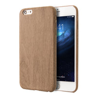 iPhone 6 Plus/iPhone 6S Plus Case, Vintage Wood Stripe PU Leather, Shockproof Drop Proof Slim Bumper Protective Cover for iPhone 6 Plus/iPhone 6S Plus