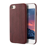 iPhone 7/iPhone 8 Case, Vintage Wood Stripe PU Leather, Shockproof Drop Proof Slim Bumper Protective Cover for iPhone 7/iPhone 8