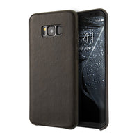 Samsung Galaxy S8+ Plus Case, Vintage Wood Stripe PU Leather, Shockproof Drop Proof Slim Bumper Protective Cover for Samsung Galaxy S8+ Plus