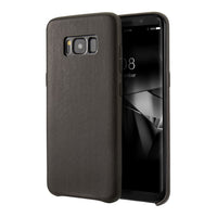Samsung Galaxy S8 Case, Vintage Wood Stripe PU Leather, Shockproof Drop Proof Slim Bumper Protective Cover for Samsung Galaxy S8