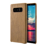 Samsung Galaxy Note 8 Case, Vintage Wood Stripe PU Leather, Shockproof Drop Proof Slim Bumper Protective Cover for Samsung Galaxy Note 8