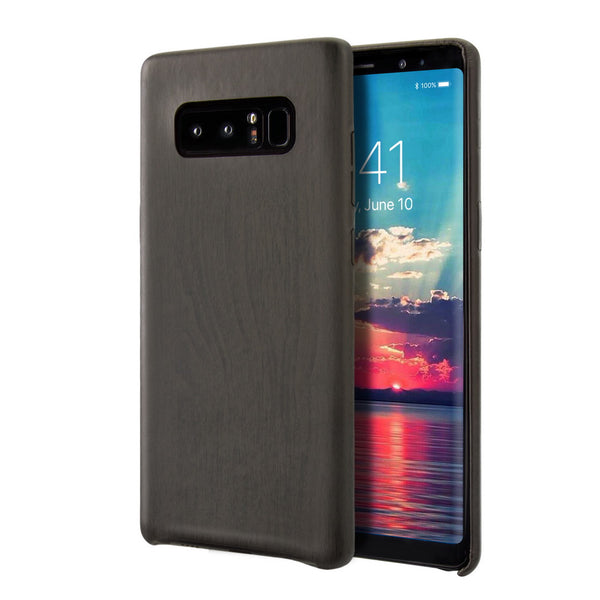 Samsung Galaxy Note 8 Case, Vintage Wood Stripe PU Leather, Shockproof Drop Proof Slim Bumper Protective Cover for Samsung Galaxy Note 8