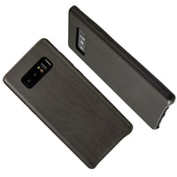 Samsung Galaxy Note 8 Case, Vintage Wood Stripe PU Leather, Shockproof Drop Proof Slim Bumper Protective Cover for Samsung Galaxy Note 8