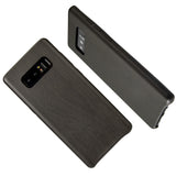 Samsung Galaxy Note 8 Case, Vintage Wood Stripe PU Leather, Shockproof Drop Proof Slim Bumper Protective Cover for Samsung Galaxy Note 8