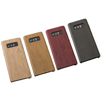 Samsung Galaxy Note 8 Case, Vintage Wood Stripe PU Leather, Shockproof Drop Proof Slim Bumper Protective Cover for Samsung Galaxy Note 8