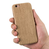 iPhone 6/iPhone 6S Case, Vintage Wood Stripe PU Leather, Shockproof Drop Proof Slim Bumper Protective Cover for iPhone 6/iPhone 6S