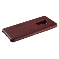Samsung Galaxy S9+ Plus Case, Vintage Wood Stripe PU Leather, Shockproof Drop Proof Slim Bumper Protective Cover for Samsung Galaxy S9+ Plus