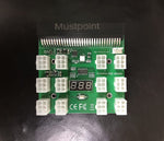 Mustpoint Upgrade Version 12 Port Power Supply Breakout Board for Emerson 7001484 Power Supply 6pin