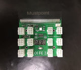 Mustpoint Upgrade Version 12 Port Power Supply Breakout Board for Emerson 7001484 Power Supply 6pin