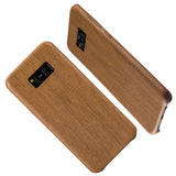 Samsung Galaxy S8+ Plus Case, Vintage Wood Stripe PU Leather, Shockproof Drop Proof Slim Bumper Protective Cover for Samsung Galaxy S8+ Plus