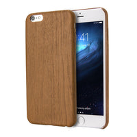 iPhone 6 Plus/iPhone 6S Plus Case, Vintage Wood Stripe PU Leather, Shockproof Drop Proof Slim Bumper Protective Cover for iPhone 6 Plus/iPhone 6S Plus