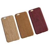 iPhone 6 Plus/iPhone 6S Plus Case, Vintage Wood Stripe PU Leather, Shockproof Drop Proof Slim Bumper Protective Cover for iPhone 6 Plus/iPhone 6S Plus