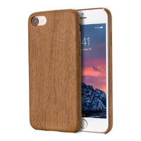 iPhone 7/iPhone 8 Case, Vintage Wood Stripe PU Leather, Shockproof Drop Proof Slim Bumper Protective Cover for iPhone 7/iPhone 8
