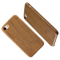 iPhone 7/iPhone 8 Case, Vintage Wood Stripe PU Leather, Shockproof Drop Proof Slim Bumper Protective Cover for iPhone 7/iPhone 8