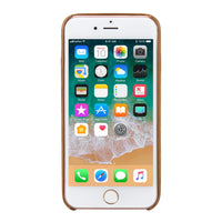 iPhone 7/iPhone 8 Case, Vintage Wood Stripe PU Leather, Shockproof Drop Proof Slim Bumper Protective Cover for iPhone 7/iPhone 8
