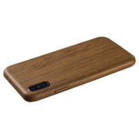 iPhone X Case, Vintage Wood Stripe PU Leather, Shockproof Drop Proof Slim Bumper Protective Cover for iPhone X
