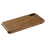 iPhone X Case, Vintage Wood Stripe PU Leather, Shockproof Drop Proof Slim Bumper Protective Cover for iPhone X