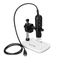 Mustcam 1080P Full HD Digital Microscope, HDMI Microscope, 10-220x magnification, to Any Monitor with HDMI-In